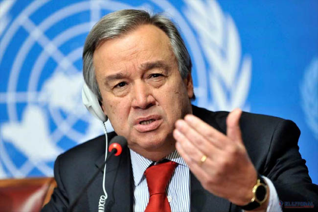 UN Chief Discusses Syria, Iraq Issues with Turkish President 